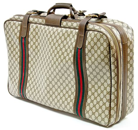 gucci hand luggage case|vintage Gucci suitcase.